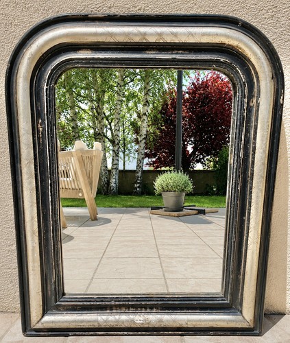 Miroir louis philippe noir - miroir,