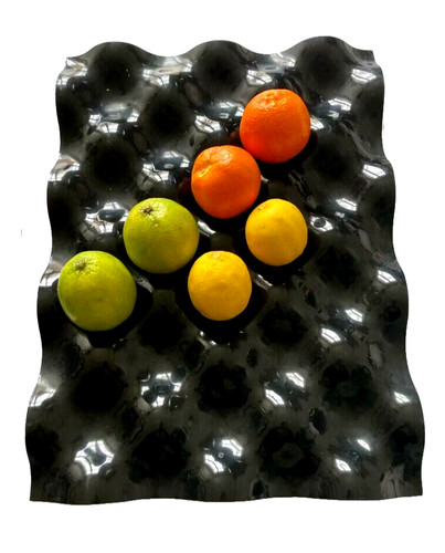 Corbeille fruit plexyglas - plexyglas, noir