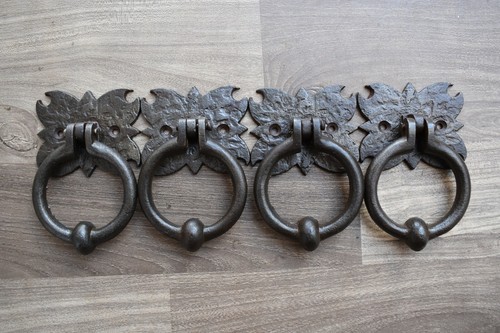 Ancien bouton fonte anneau - ancien, en