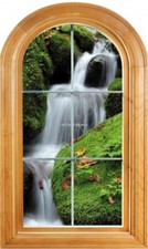 Sticker Fenêtre trompe l'oeil