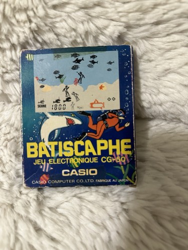 Jeu casio 1983 batiscaphe - batiscaphe, game