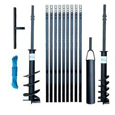 Foreuse de puits Forage Le forage manuel par tarière 6-15m + bouteille à clapet!