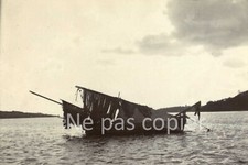 BRITAIN circa 1900 a kerhor fishing boat Kerhuon Finistère