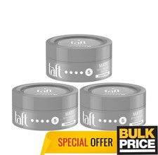 Schwarzkopf Taft Matt Styling Hair Wax Professional Matte Finish Bulk 3-Pack