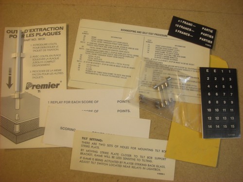 Flipper gottlieb étiquettes - flipper, gottlieb,