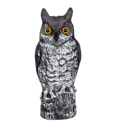 Statue hibou plastique - statue, en