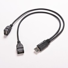 2.0A Mâle à Double USB