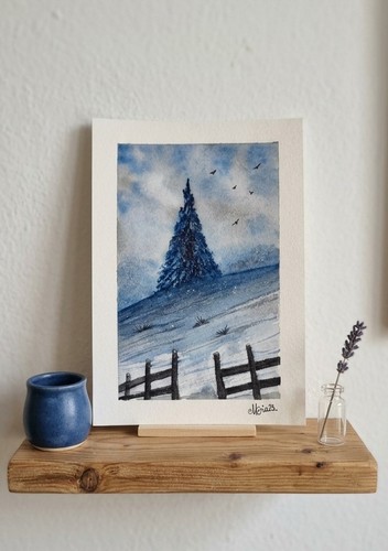 Peinture aquarelle originale - aquarelle,