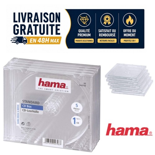 Hama boîtier dvd et - cd/dvd,