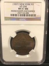 1837   HARD TIMES TOKEN