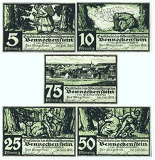 ?BENNECKENSTEIN (Resin): "How the City Came to Name", Emergency Money SERIES