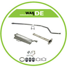 Kit pot d'échappement silencieux pour Peugeot 206 1.1i, 1,4i 1.1 LPG
