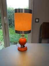 LAMPE VINTAGE PIED EN BOIS