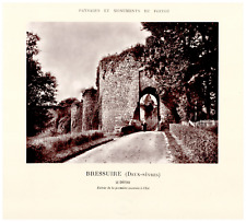 Jules Robuchon, Bressuire, Castle, Entrance to the First Enclosure Vintage Photo