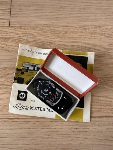 Leica meter noir - mr, pour