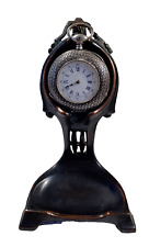 MIGNON PORTE MONTRE VIDE POCHE EN BRONZE ET REGULE ART NOUVEAU