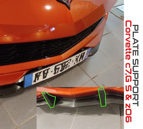 New support plaque - support, corvette