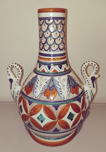 Ancien grand vase signé - grand,
