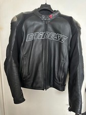 Blouson cuir Dainese noir