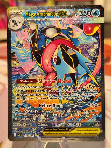 Carte pokémon méga amphinobi - carte, méga-amphinobi