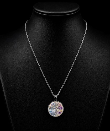 Collier arbre vie - de, papillons