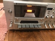 vintage Kenwood KX-1060 stereo cassette deck