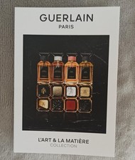 Carte Parfums Guërlain Paris