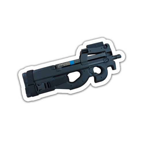 P90 sticker inch vinyl - fn,