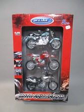 LG2547 WELLY 19660-3G 1/18 1:18 Motorcycle Collection Box BMW Honda