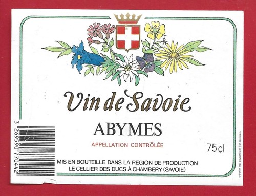 104 étiquette vin savoie - Étiquette,