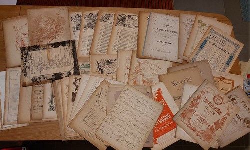 Partitions piano anciennes - partitions,