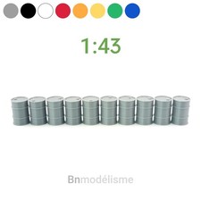 Lot 10 Barils 1/43, Bidons