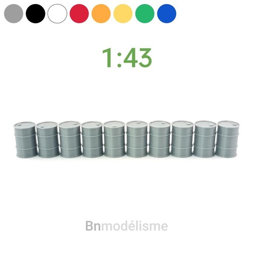 Lot barils bidons - 10,