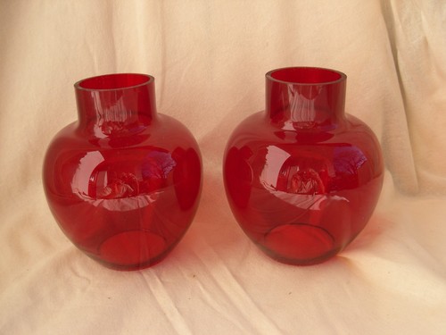 Paire anciens globe lampe - globe,