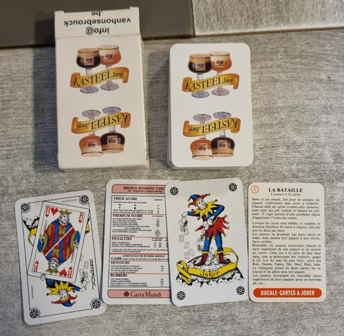 Jeu cartes kasteel - cartes,