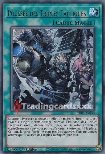 Poussée des triples - yu-gi-oh!,