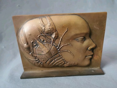 Bas relief bronze - bronze, de