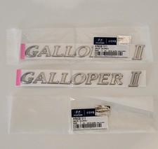Galloper II Hyundai Emblèmes