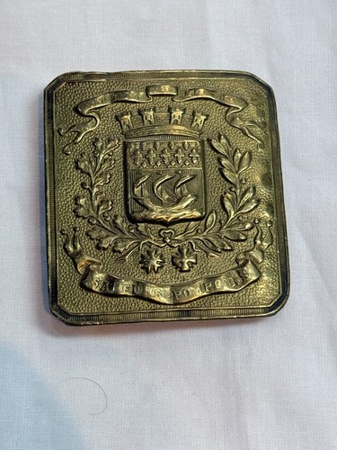 Militaria plaque ceinturon - plaque,
