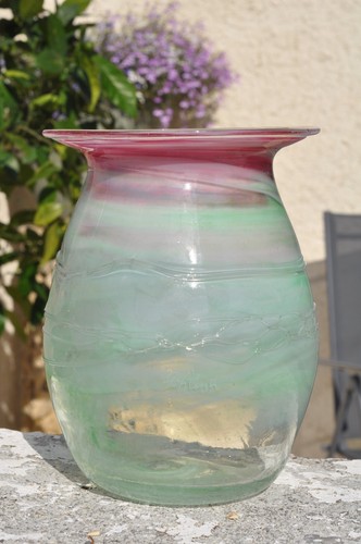 Vase ancien verre - vase,