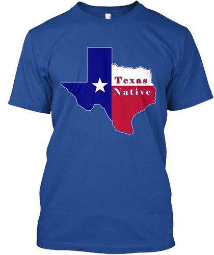 Native texan flag map - native,
