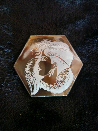Broche art nouveau - nouveau, femme