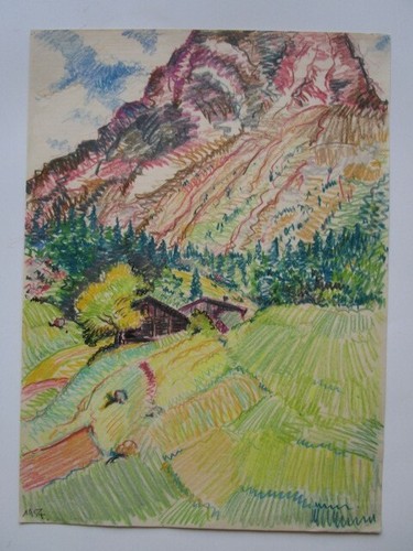 Savoie chalets dessin aux - savoie,