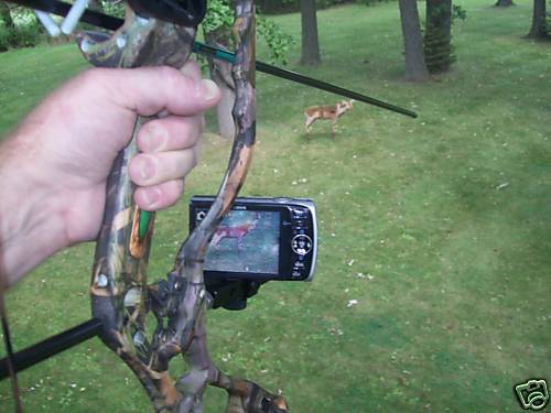 Compound bow camera mount - compound, mount,