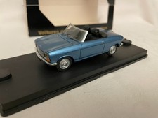 Peugeot 304 convertible blue metallic - 1/43 Aquavit