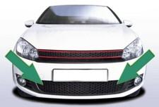 Pour VW GOLF 6 VI Grille De Radiateur Sport Grille En Maille Pare-Chocs Centre