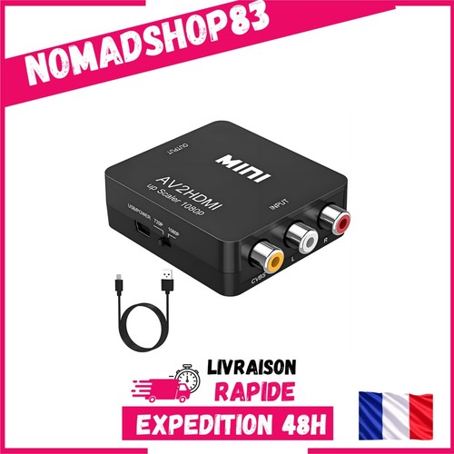 Convertisseur rca vers hdmi - convertisseur,