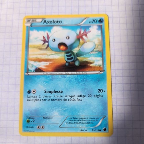 Carte pokémon axolotl 116 - axolotl, 21/116