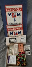 Monopoly Board Game Parker Brothers 1935 1946 Copyright