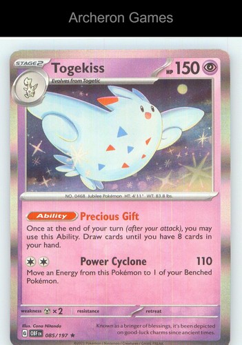 Pokemon card togekiss - pokemon,